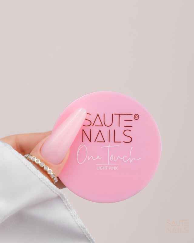 One Touch Glitter Gel costruttore Light Pink