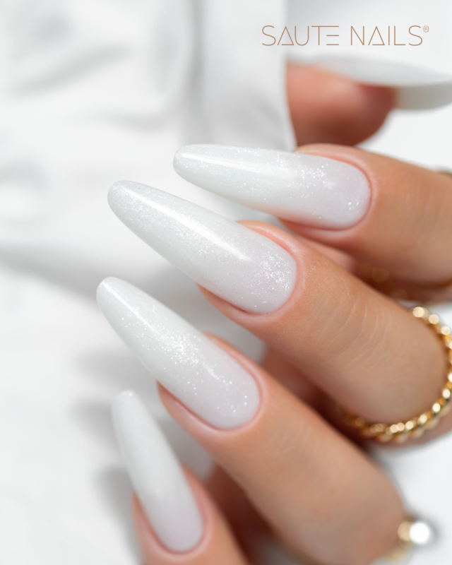 One Touch Glitter Milky White