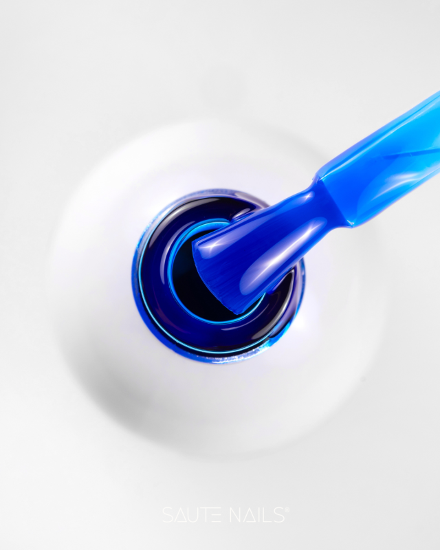 Smalto semipermanente effetto vetro s322 Glass Blue