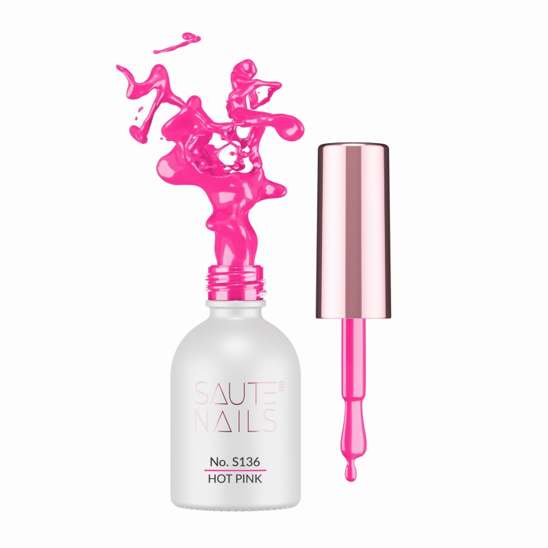 Smalto Saute Nails S136 Hot Pink