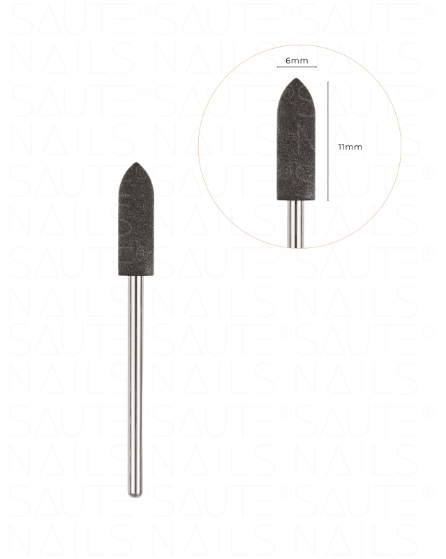 Punta lucidante per cuticole in silicone